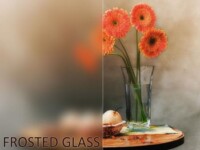 frosted glass